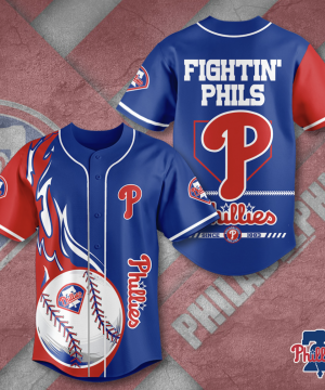 Philadelphia Phillies MLB Personalized Style Baseball Jersey