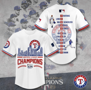 Texas Rangers MLB Personalized Style Baseball Jersey | Premium Quality & Comfortable Fit