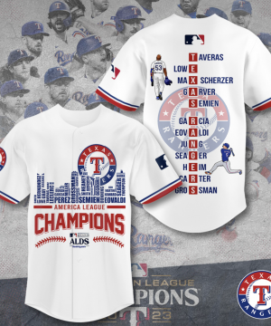 Texas Rangers MLB Personalized Style Baseball Jersey | Premium Quality & Comfortable Fit