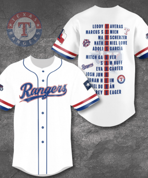 Texas Rangers MLB Baseball Jersey | High-Performance Moisture-Wicking