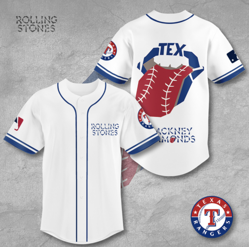 Texas Rangers MLB Personalized Style Baseball Jersey | Stylish & Breathable Sportswear - Image 2