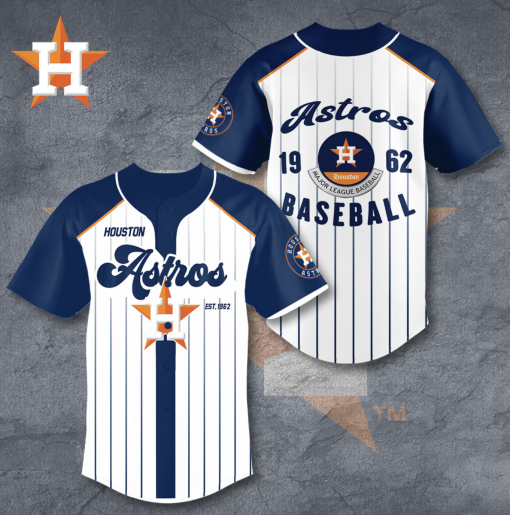Houston Astros MLB Baseball Jersey | Ultimate Comfort & Flexibility - Image 2