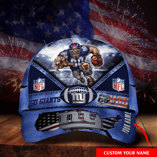 New York Giants NFL Custom Cap | NFL Football Hat – Personalized Fan Gear - Image 2
