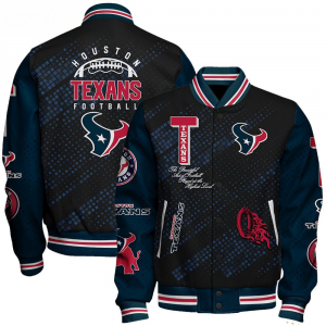 Houston Texans NFL Varsity Jacket – Retro Baseball Style