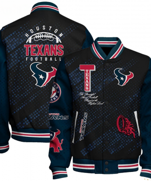Houston Texans NFL Varsity Jacket – Retro Baseball Style
