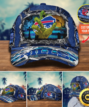 Buffalo Bills NFL Halloween Cap 2025 | Custom Name Zombie NFL Hat