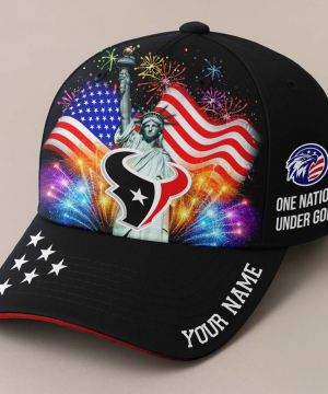 Houston Texans NFL Baseball Cap 2025 – Stars & Stripes Edition