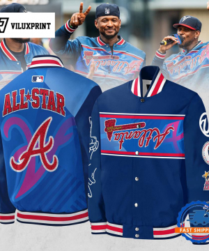 Atlanta Braves Usher 2025 MLB All-Star Game Baseball Jacket | Custom Name NFL Fan Edition
