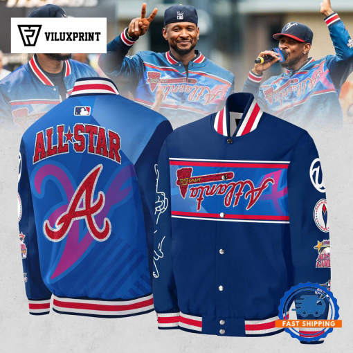 Atlanta Braves Usher 2025 MLB All-Star Game Baseball Jacket | Custom Name NFL Fan Edition - Image 2