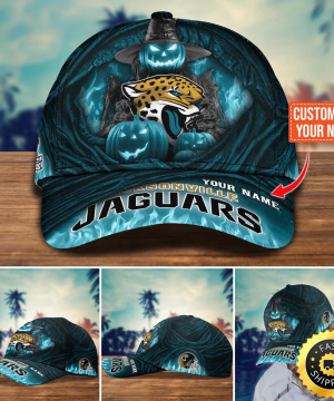 Personalized Jacksonville Jaguars NFL Halloween Cap 2025 | Custom Name NFL Hat