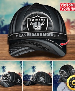 Las Vegas Raiders NFL Personalized Cap | Custom Name Fan Edition