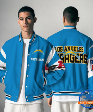 Los Angeles Chargers  NFL Varsity Jacket | Custom Name Team Baseball Bomber for Fans