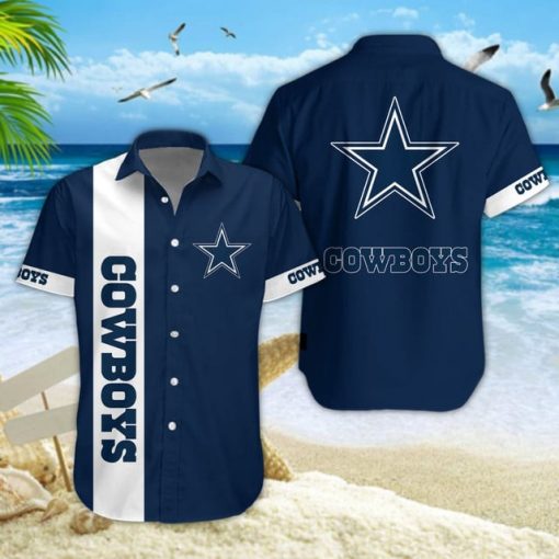 Dallas Cowboys NFL Summer Hawaiian Shirt & Shorts - Image 2