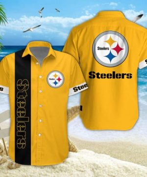 Pittsburgh Steelers NFL Summer Hawaiian Shirt & Shorts
