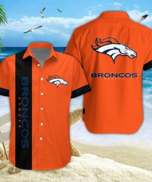 Denver Broncos NFL Summer Hawaiian Shirt & Shorts
