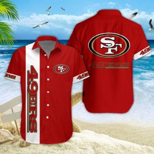 San Francisco 49ers NFL Summer Hawaiian Shirt & Shorts