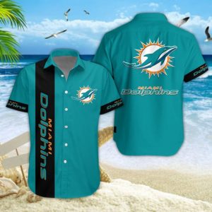 Miami Dolphins NFL Summer Hawaiian Shirt & Shorts