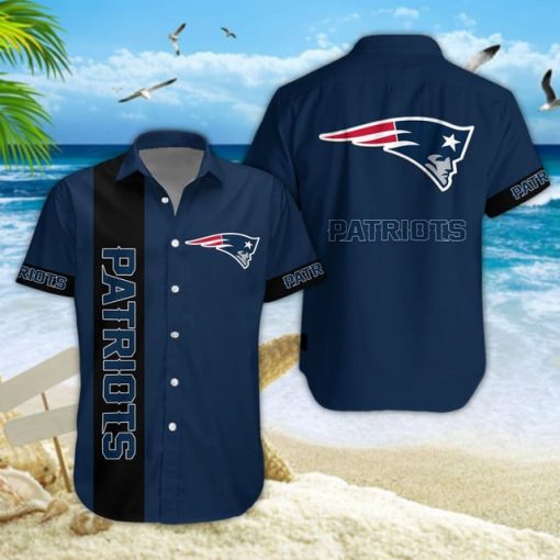 New England Patriots NFL Summer Hawaiian Shirt & Shorts - Image 2