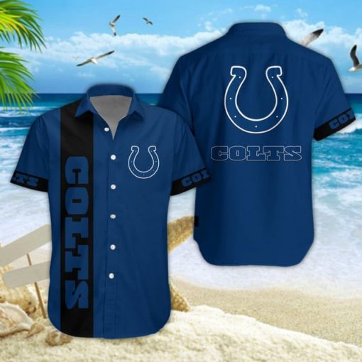 Indianapolis Colts NFL Summer Hawaiian Shirt & Shorts - Image 2