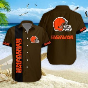 Cleveland Browns NFL Summer Hawaiian Shirt & Shorts