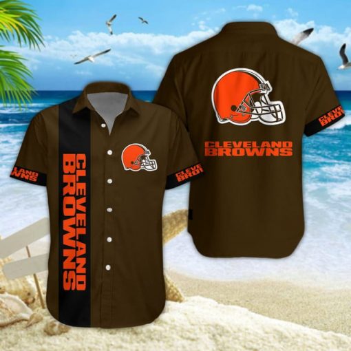 Cleveland Browns NFL Summer Hawaiian Shirt & Shorts - Image 2