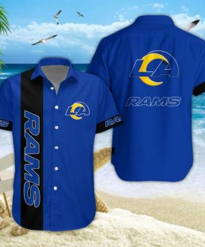 Los Angeles Rams NFL Summer Hawaiian Shirt & Shorts