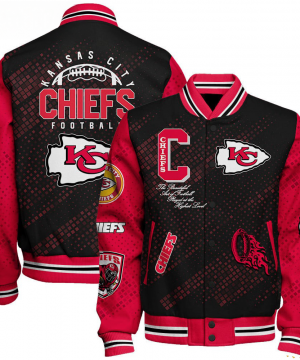 Kansas City Chiefs NFL Varsity Jacket – Retro Baseball Style