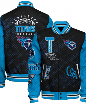Tennessee Titans NFL Varsity Jacket – Retro Baseball Style