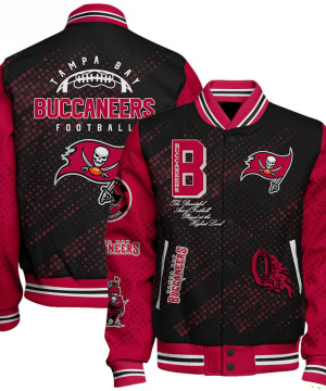 Tampa Bay Buccaneers NFL Varsity Jacket – Retro Baseball Style
