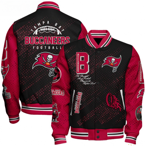 Tampa Bay Buccaneers NFL Varsity Jacket – Retro Baseball Style - Image 2