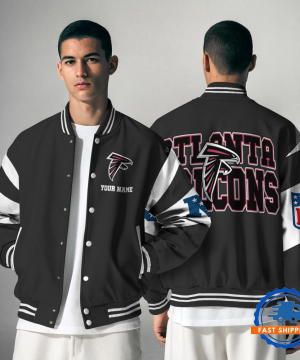 Atlanta Falcons NFL Varsity Jacket | Custom Name Team Baseball Bomber for Fans