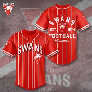 Sydney Swans NFL Personalized Style Baseball Jersey