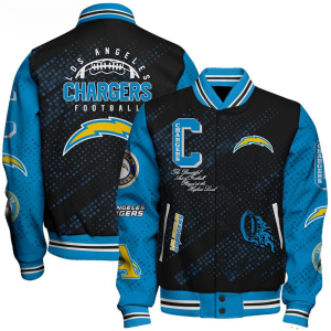 Los Angeles Chargers NFL Varsity Jacket – Retro Baseball Style