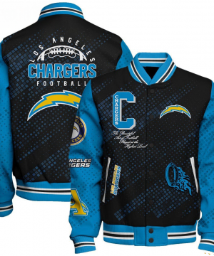 Los Angeles Chargers NFL Varsity Jacket – Retro Baseball Style