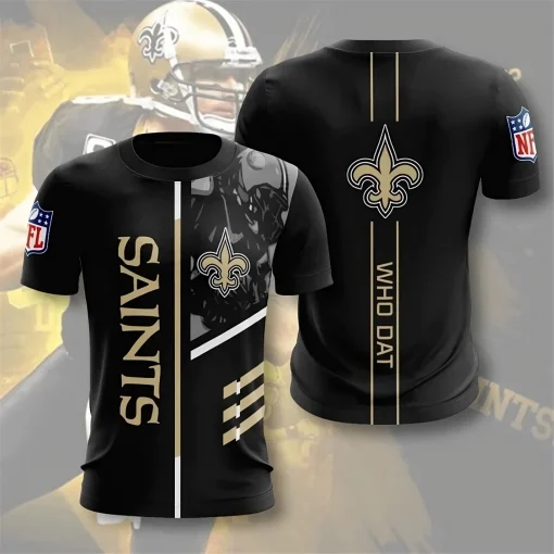 New Orleans Saints NFL Men’s Graphic T-Shirt - Image 2