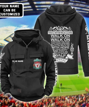 Liverpool Personalized Cargo Hoodie 2025 YNWA